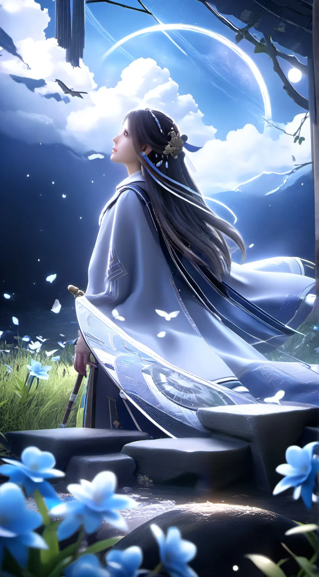 ai character: ichigo  background