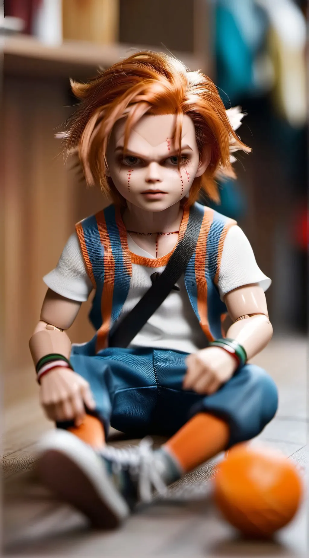 ai character: Chucky  background