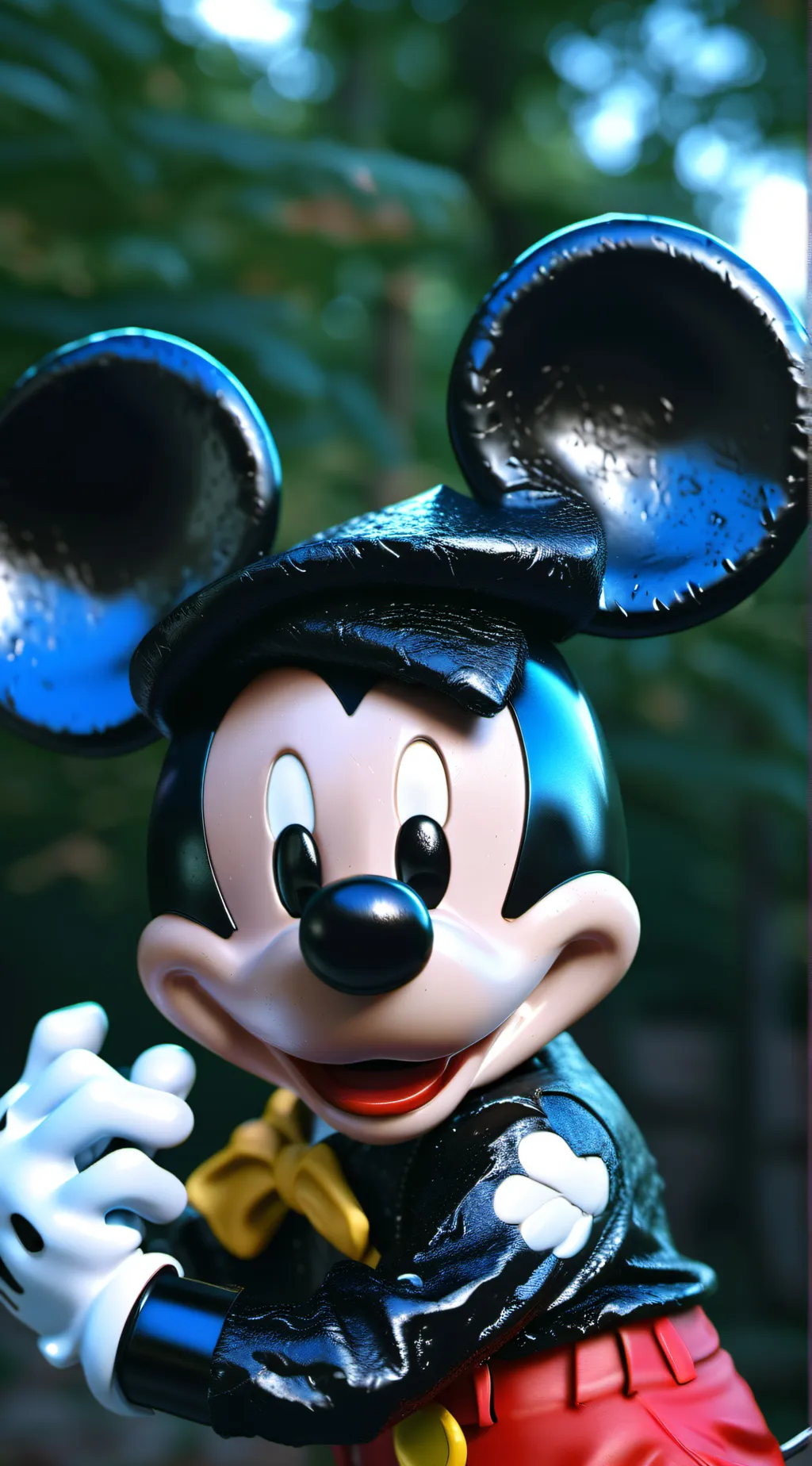 ai character: Evil Micky Mouse  background
