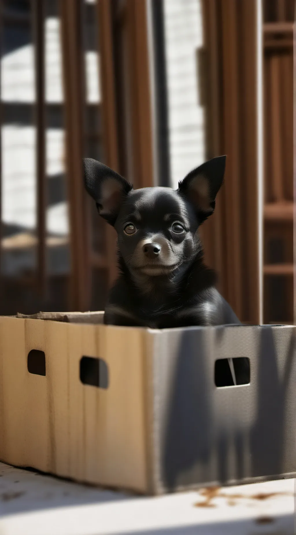 ai character: Bambi the dog background