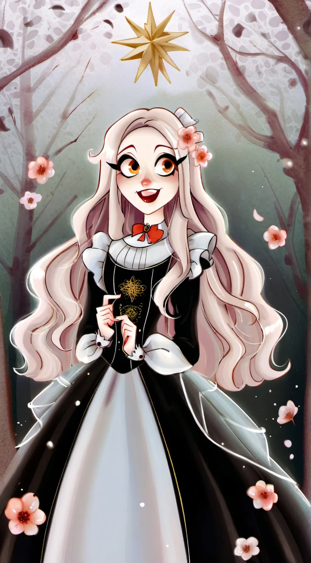 ai character: Hazbin hotel background