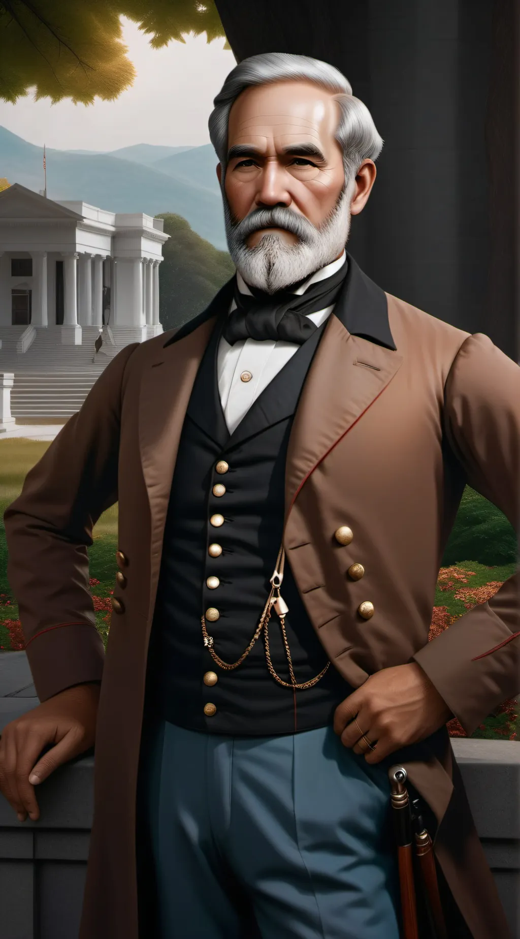 ai character: Robert E. Lee background