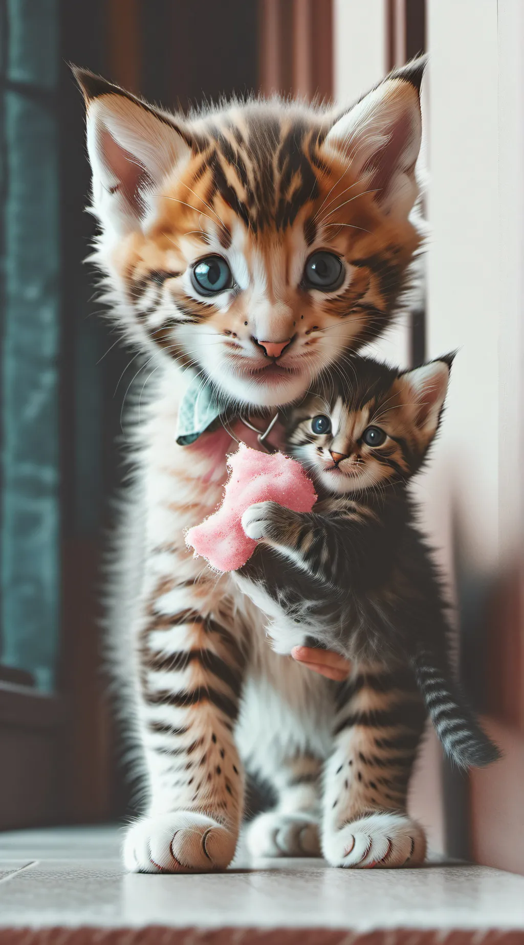 ai character: kittens background