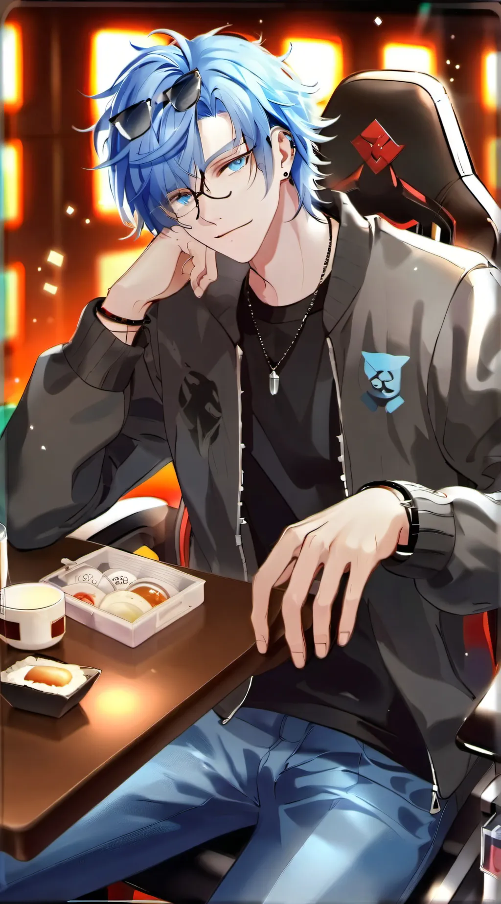 ai character: Mark background
