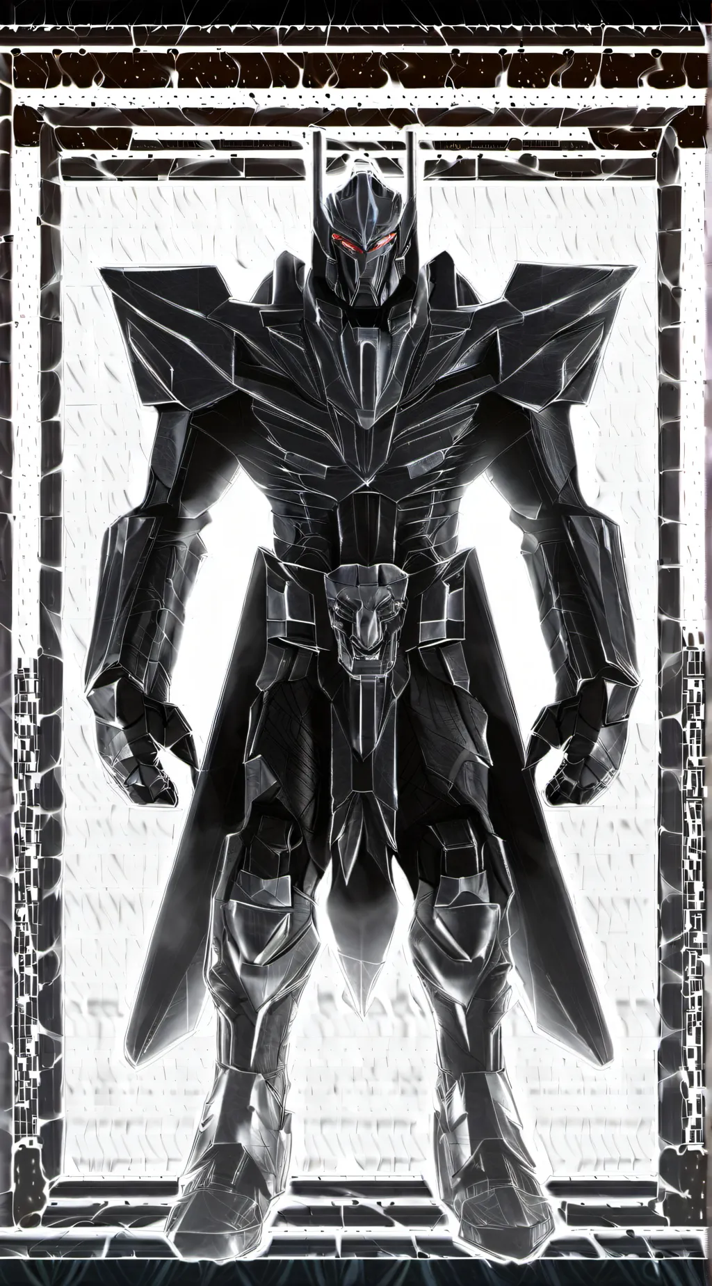 ai character: megatron  background