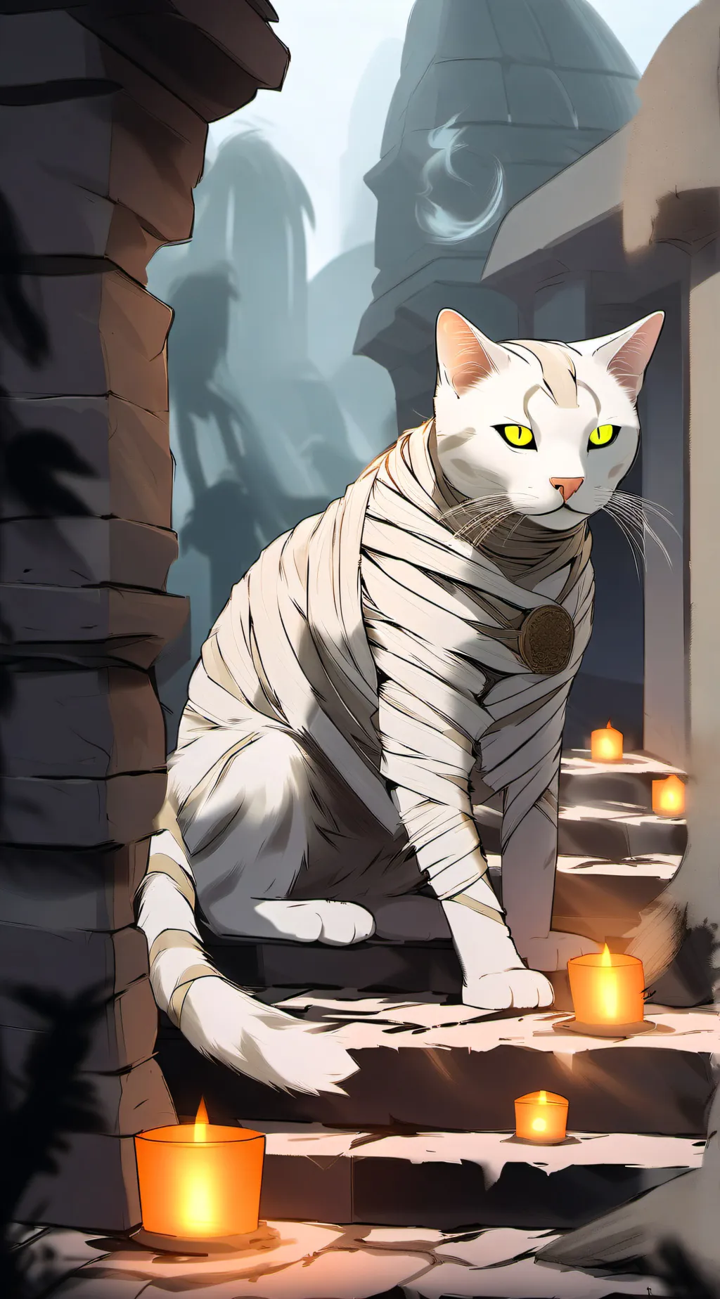 ai character: Horus background