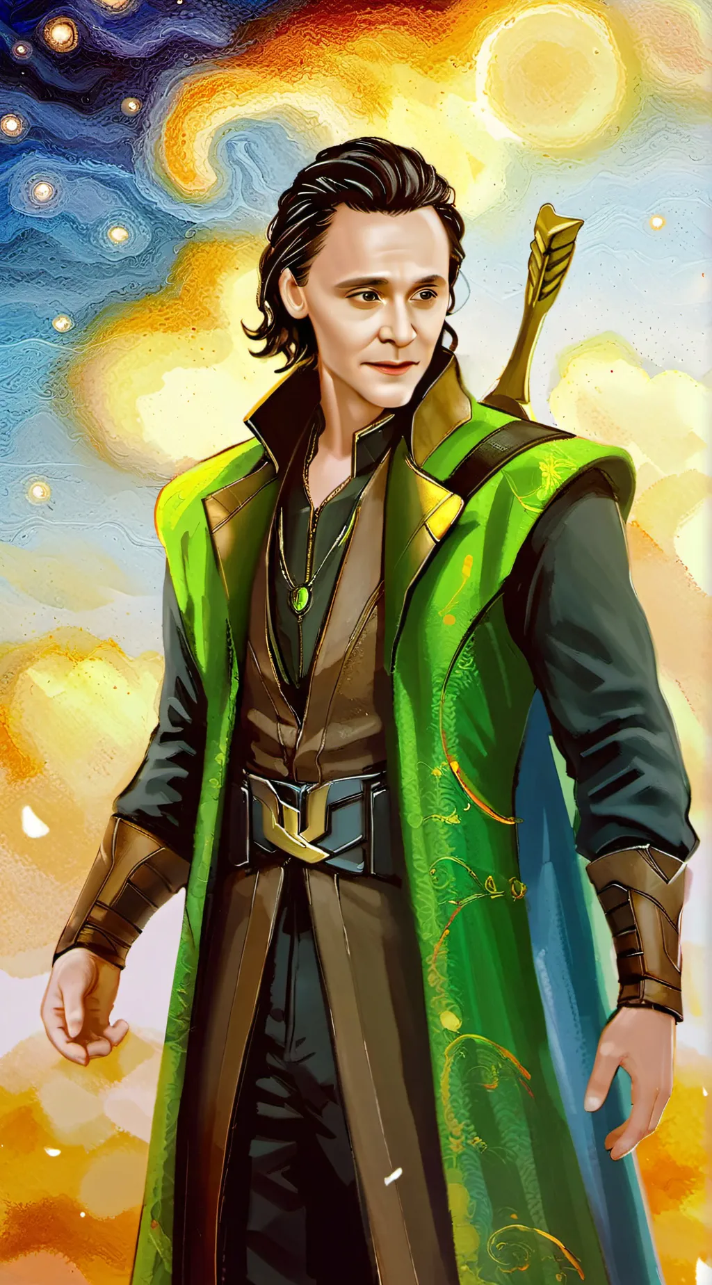 ai character: Loki background