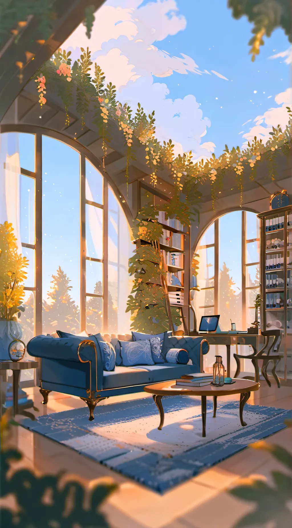 ai character: Hogwarts background