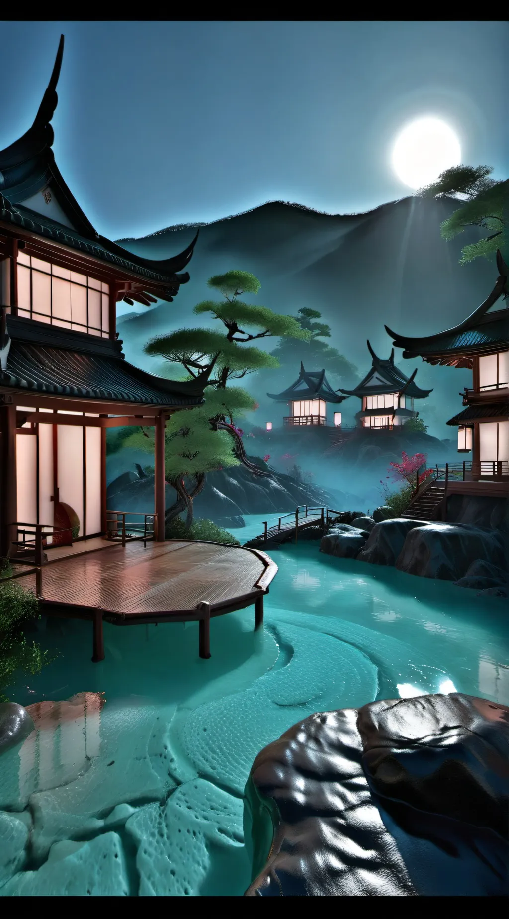 ai character: 🌸mha hot springs🌸 background