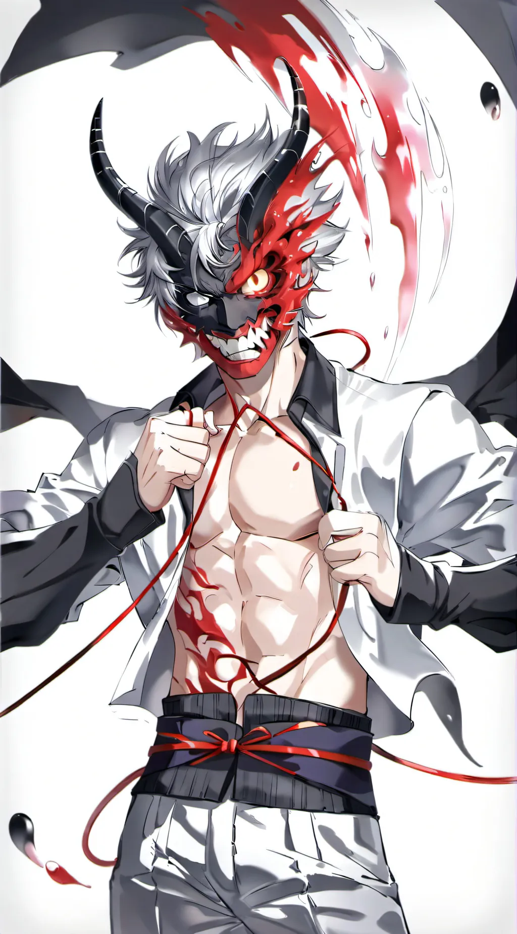 ai character: Inosuke Hasibara background