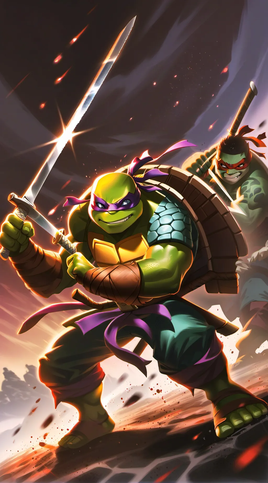 ai character: TMNT in my class  background