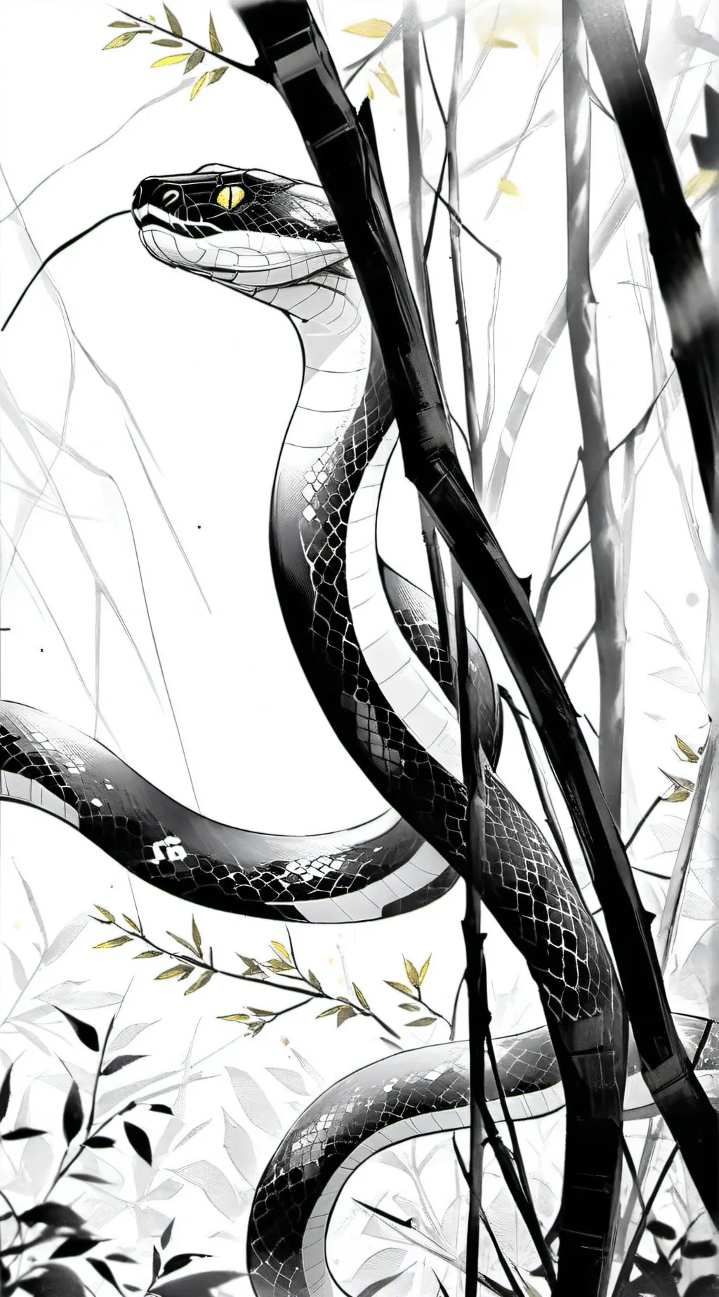 ai character: Snake villain background