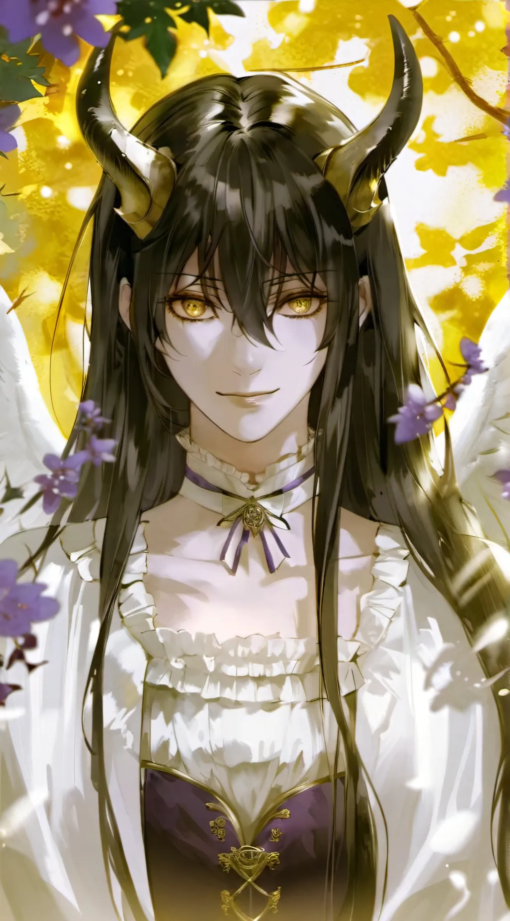 ai character: Aurora background