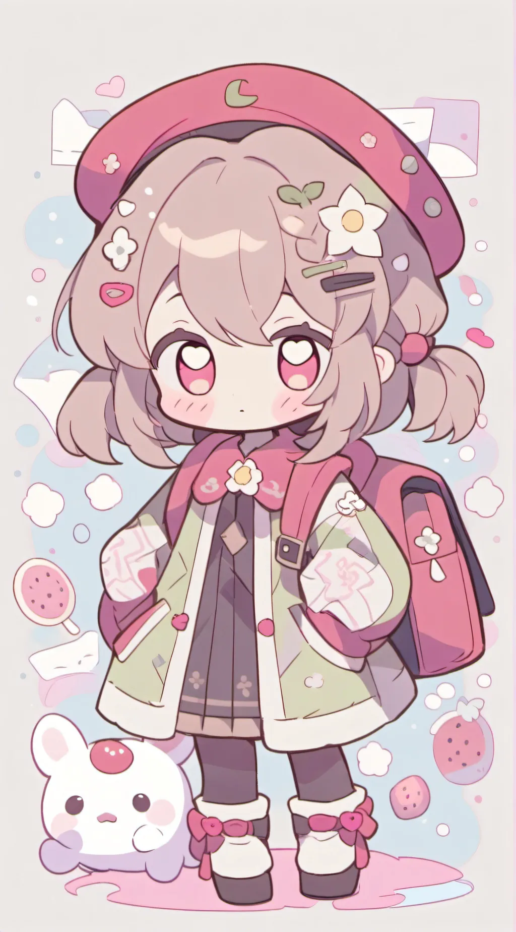 ai character: MHA SLEEP OVER background