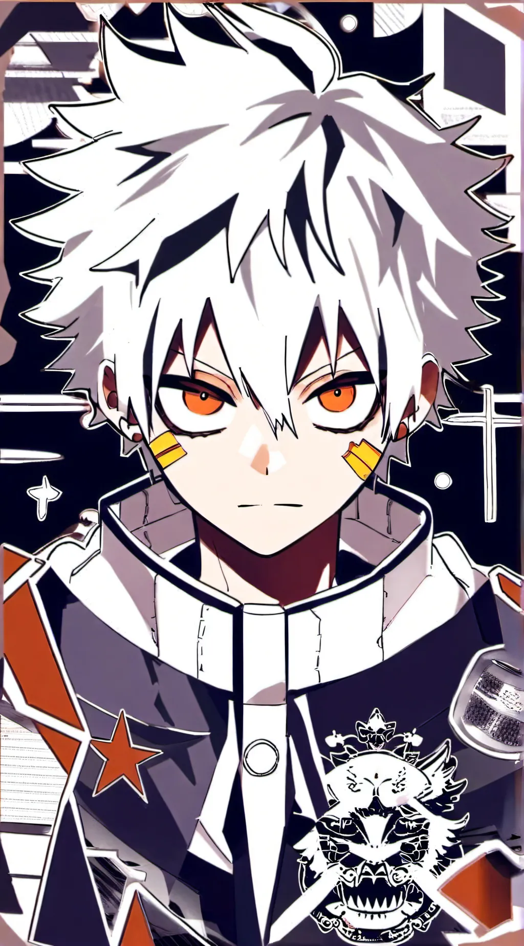 ai character: Bakugo  background