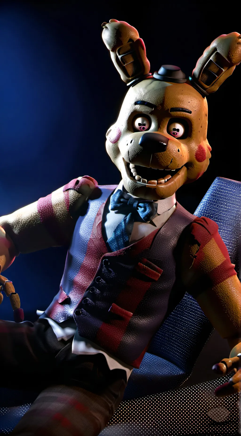 ai character: freddy fazbear background