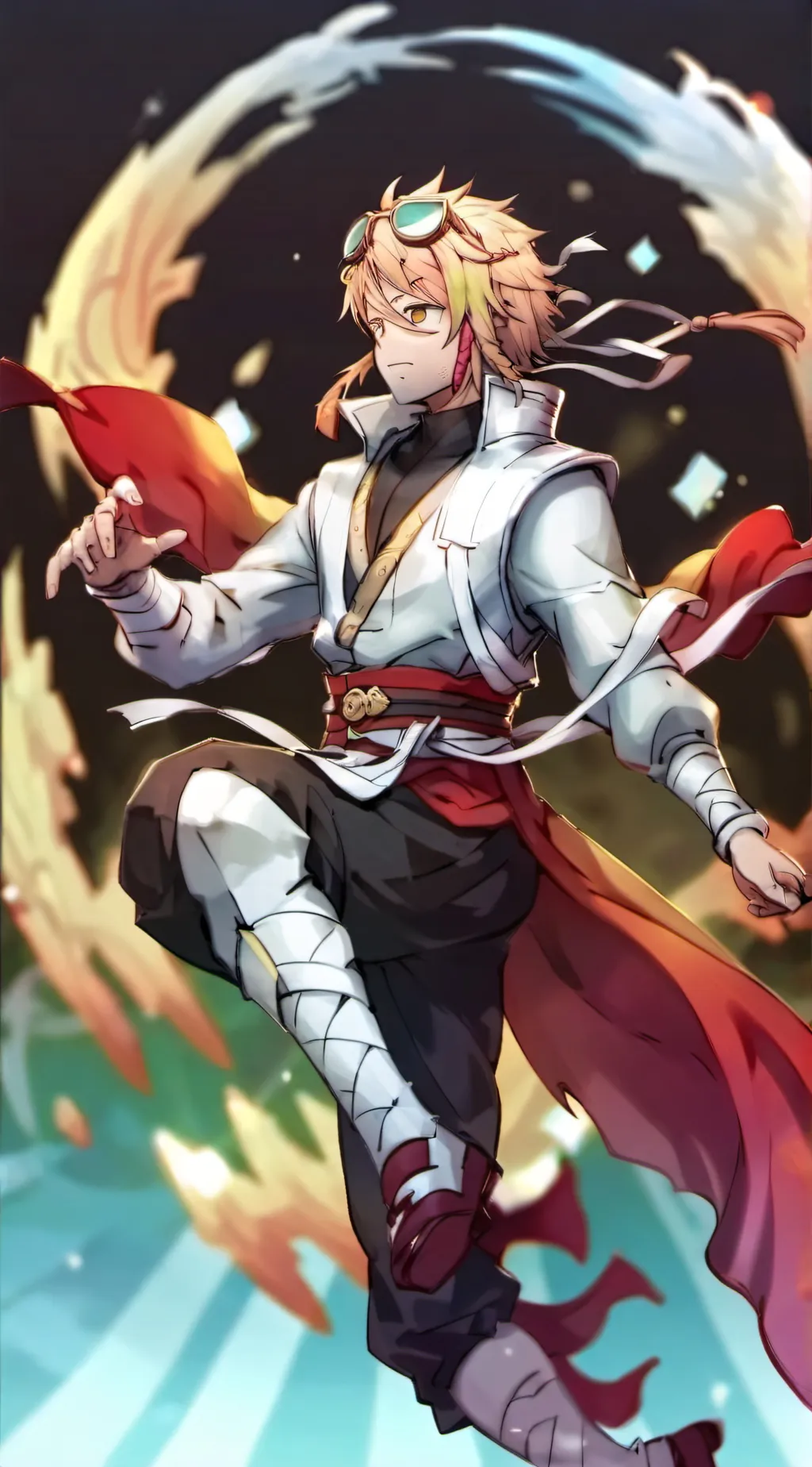 ai character: Genshin impact background