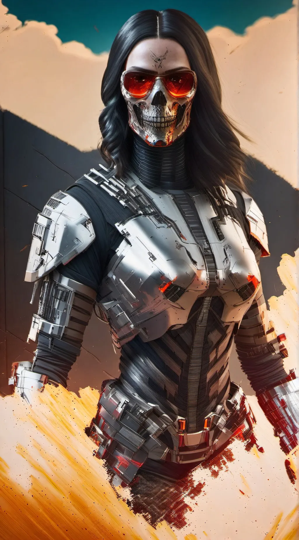 ai character: T- 9263 background