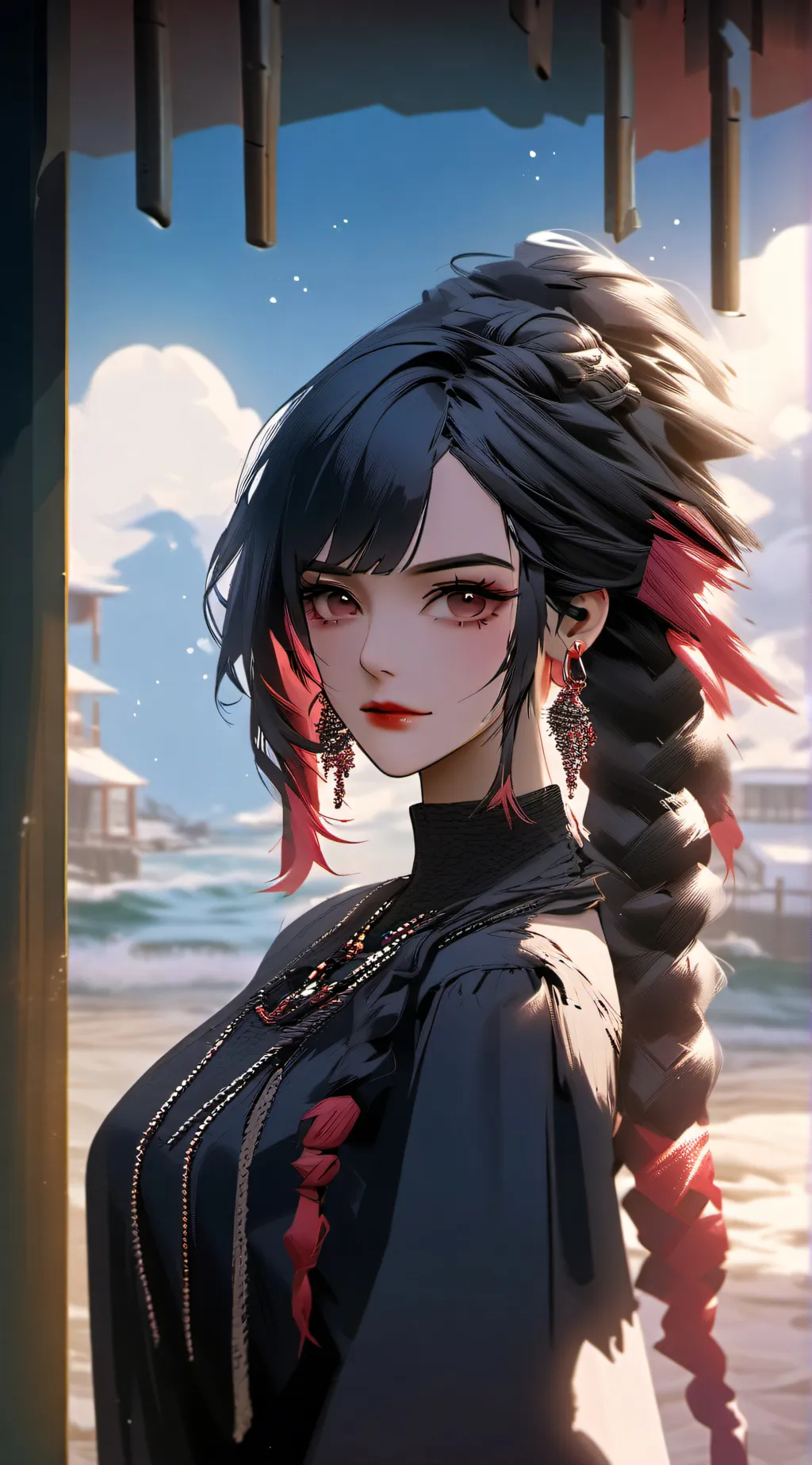 ai character: raven background