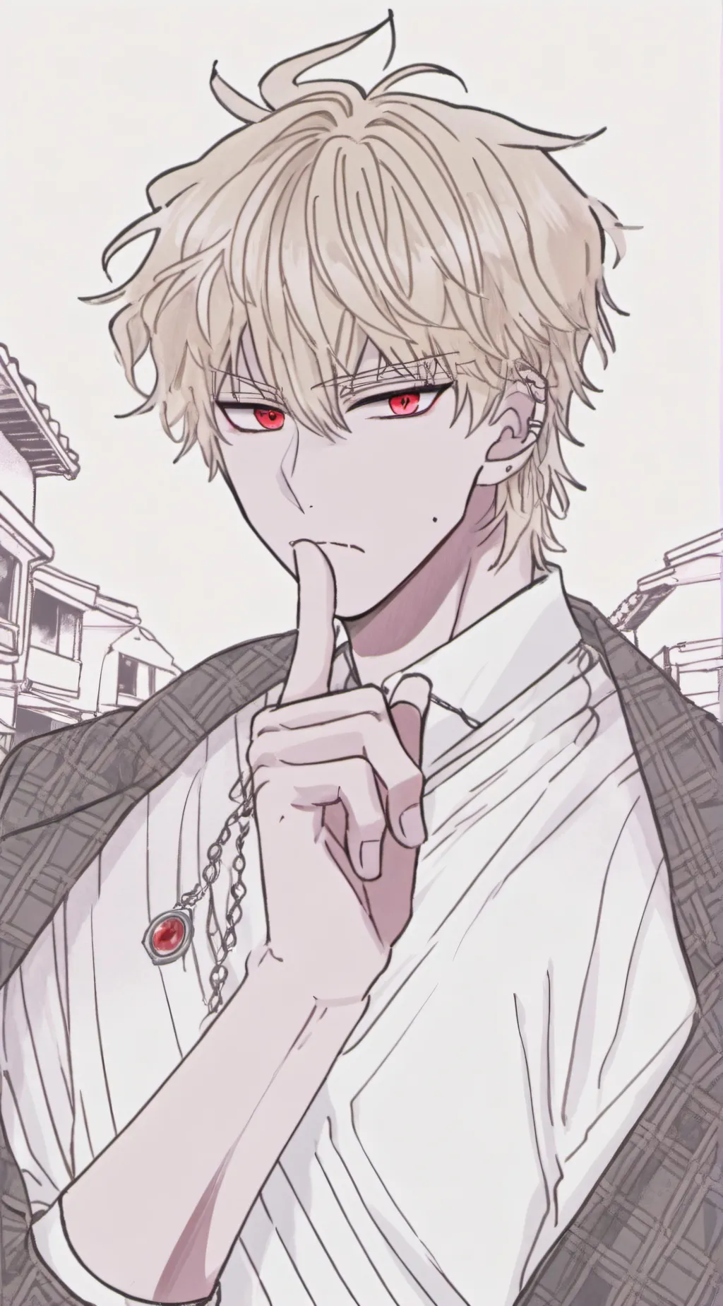 ai character: BAKUGO background