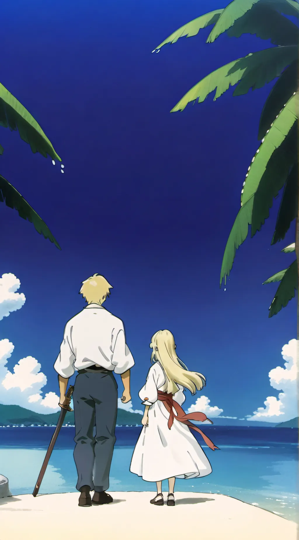 ai character: Leji and Emyli  background