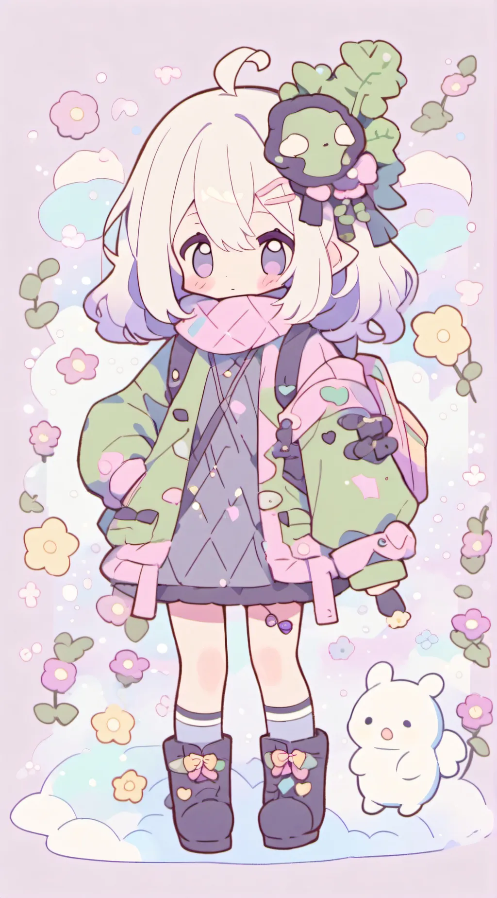 ai character: Crazy school background