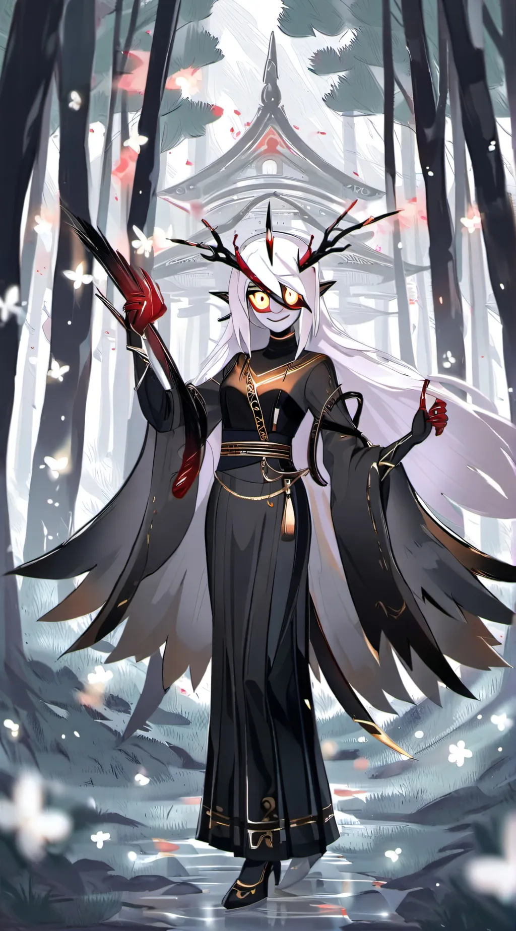 ai character: Hazbin hotel!  background