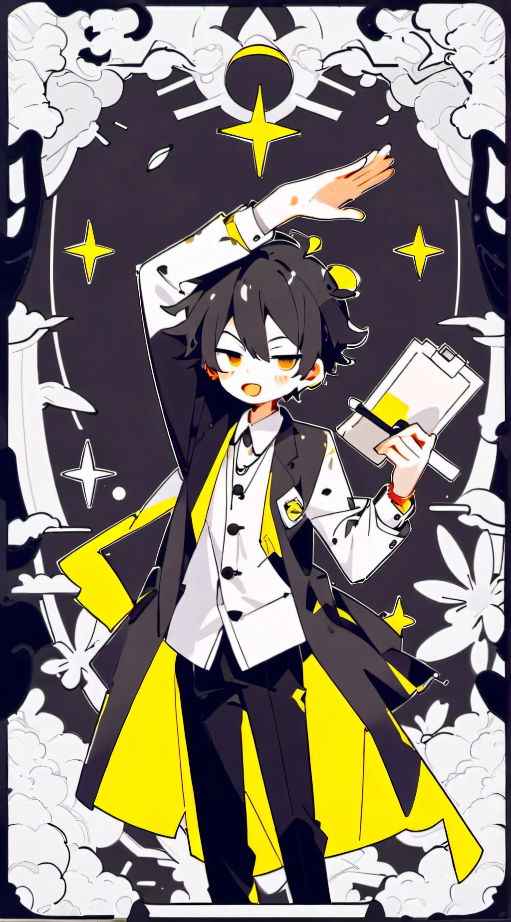 ai character: Infection au oc background