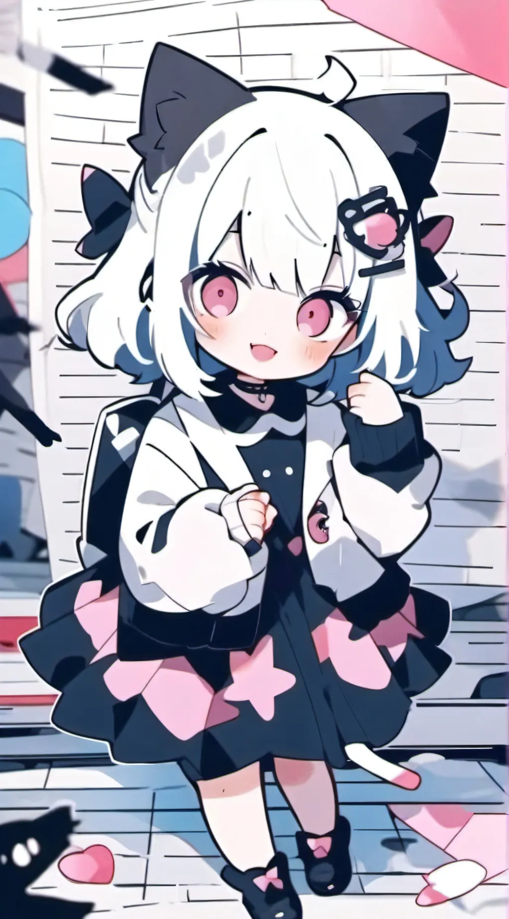 ai character: UwU Cats 🤮 background
