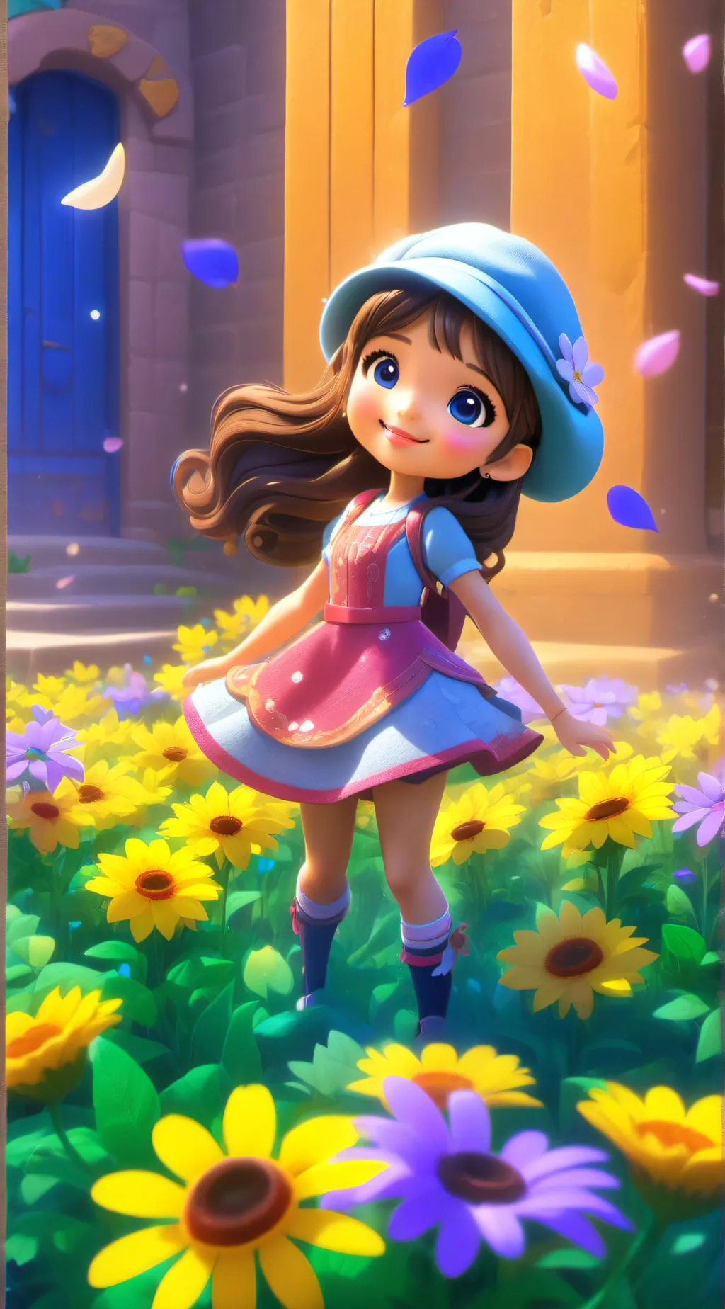 ai character: Your little sister background