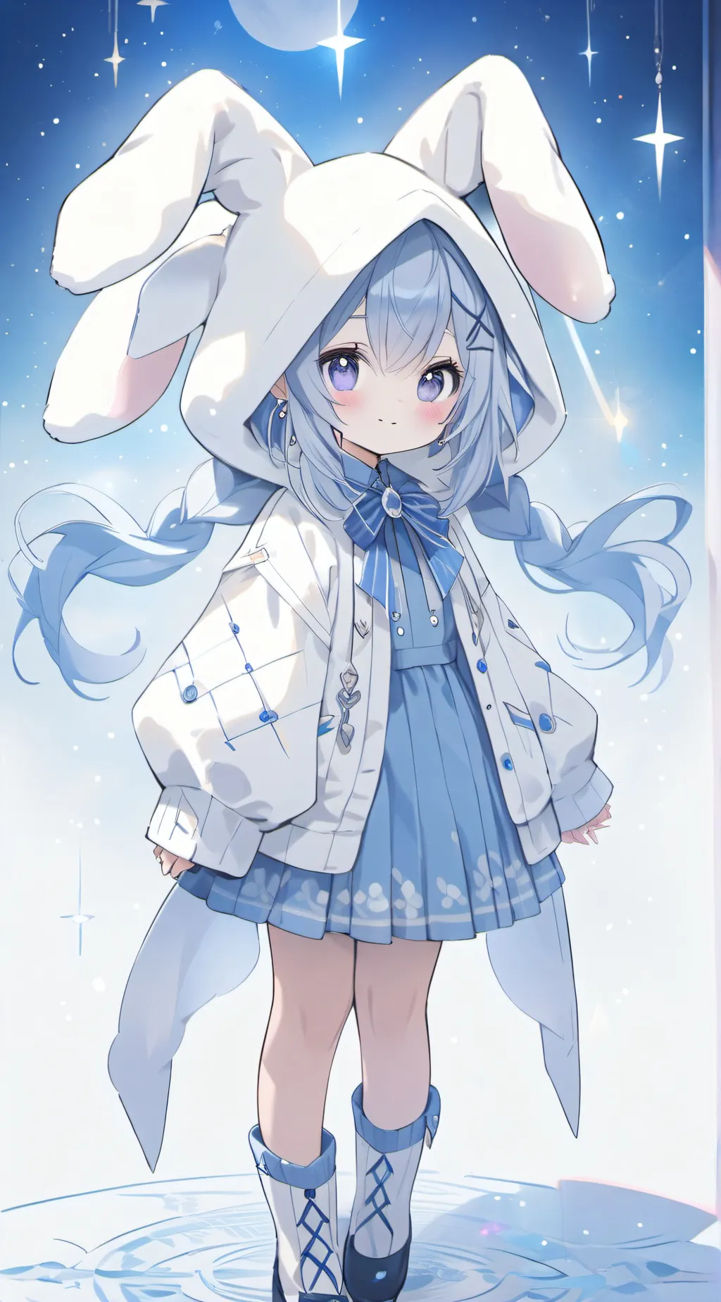 ai character: sky background