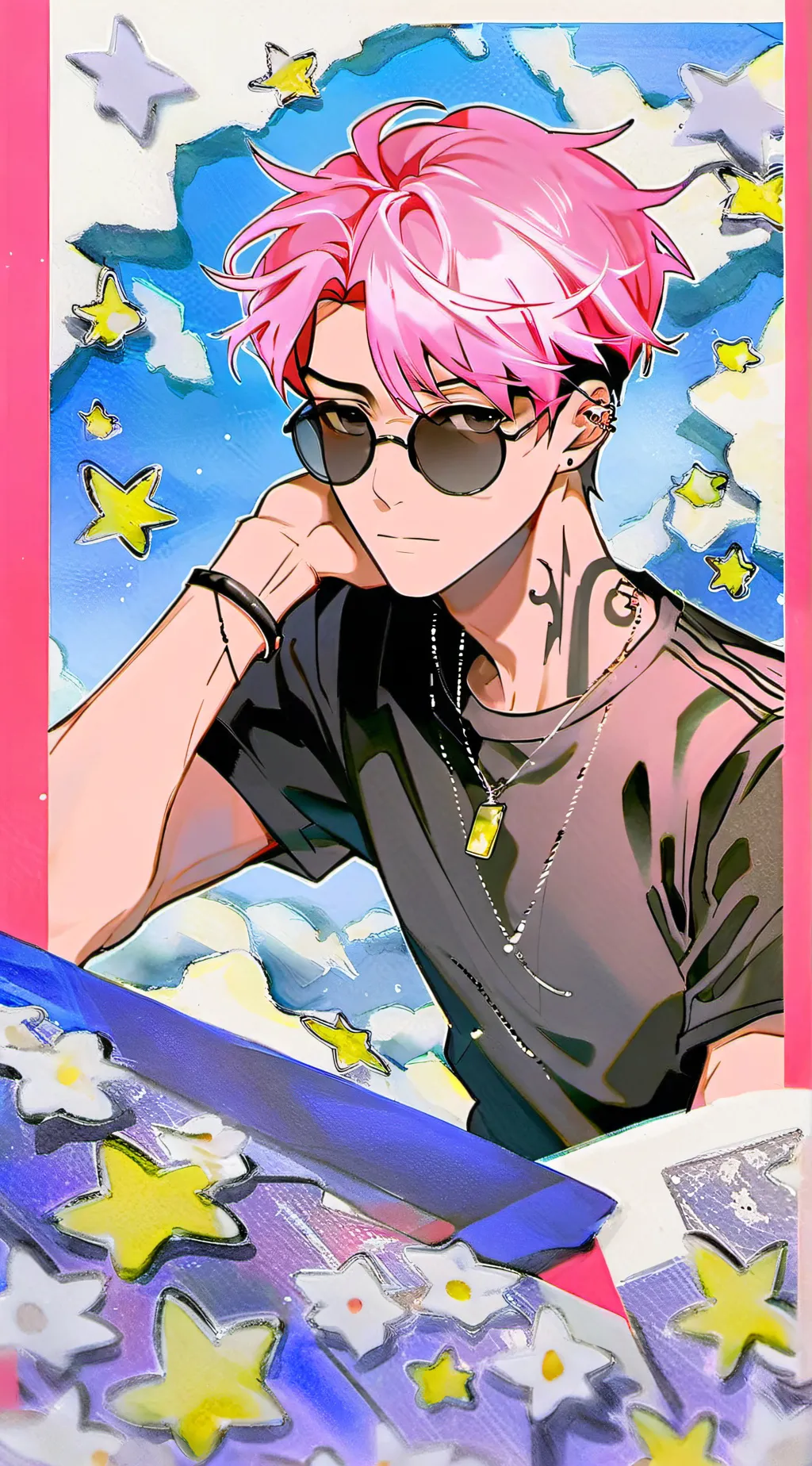 ai character: Leo background