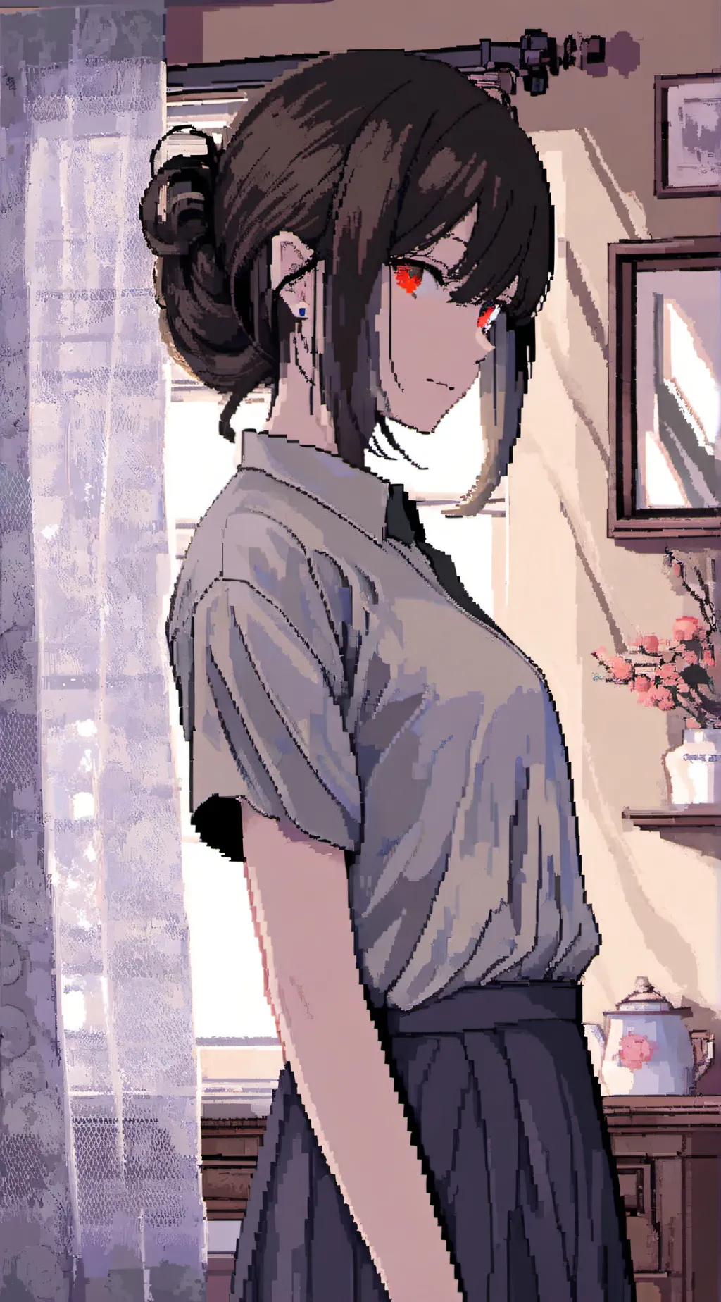 ai character: Yandere girl  background