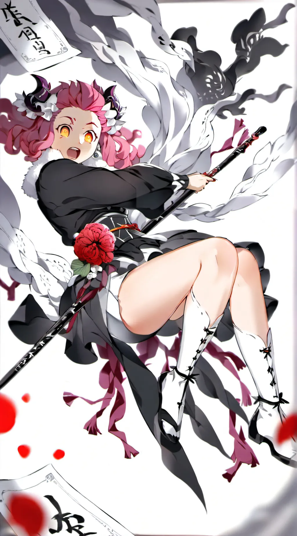 ai character: Infin castls arc background