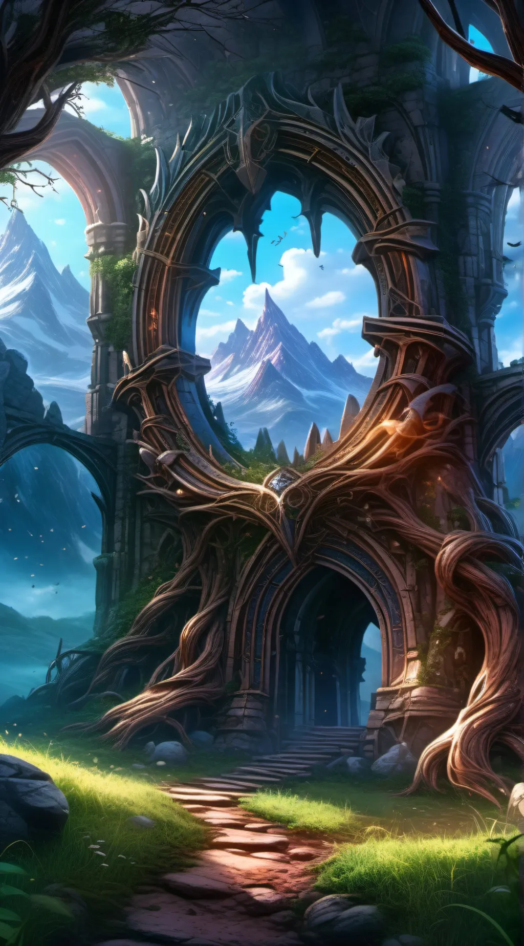 ai character: Dragon hybrid background
