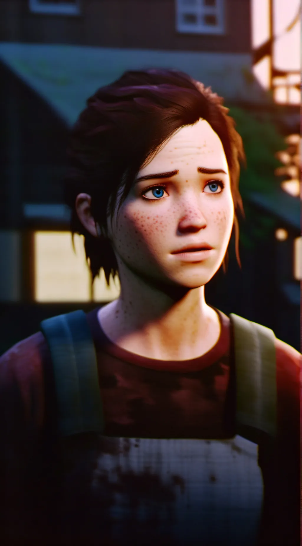 ai character: Ellie  background