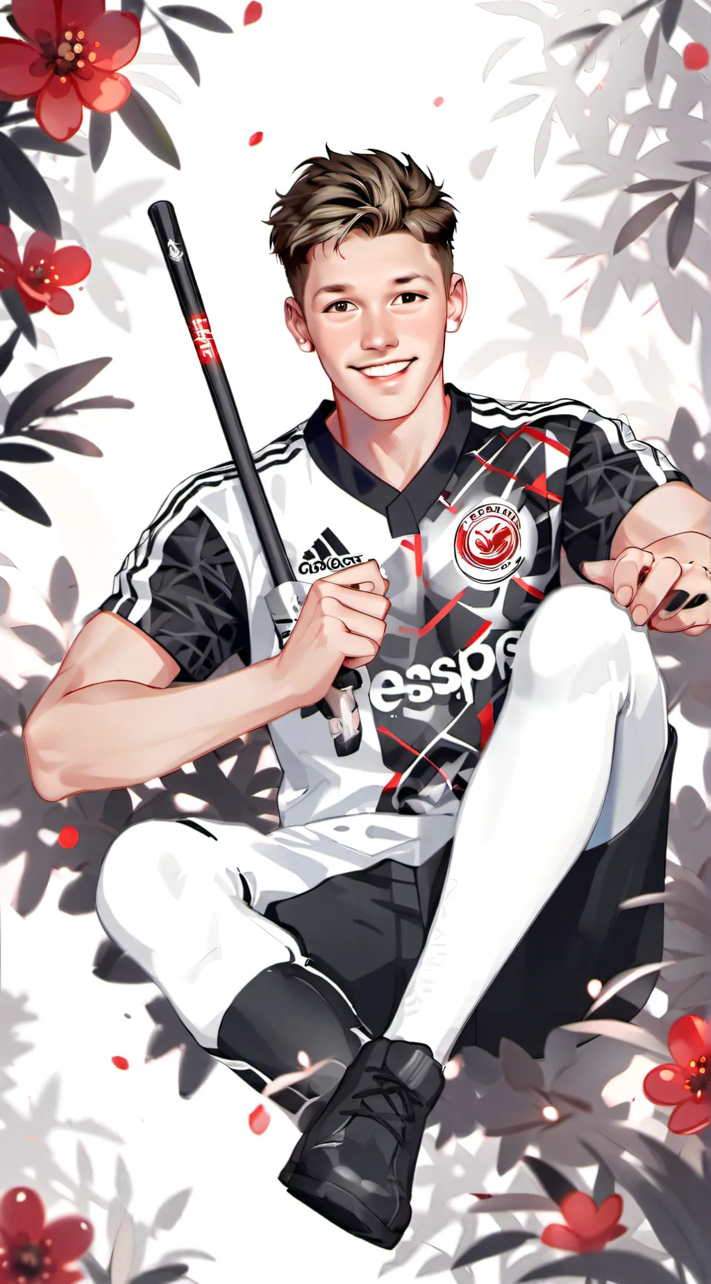 ai character: Niall  background
