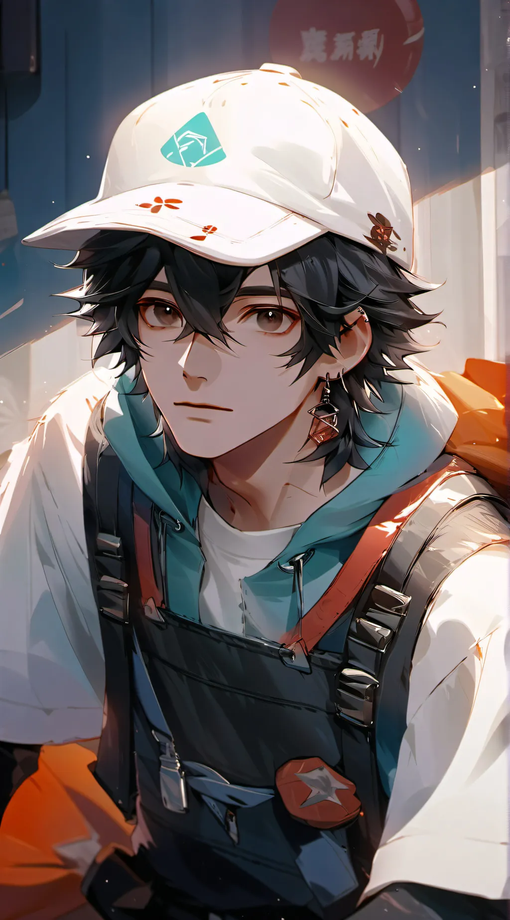 ai character: Leo  background