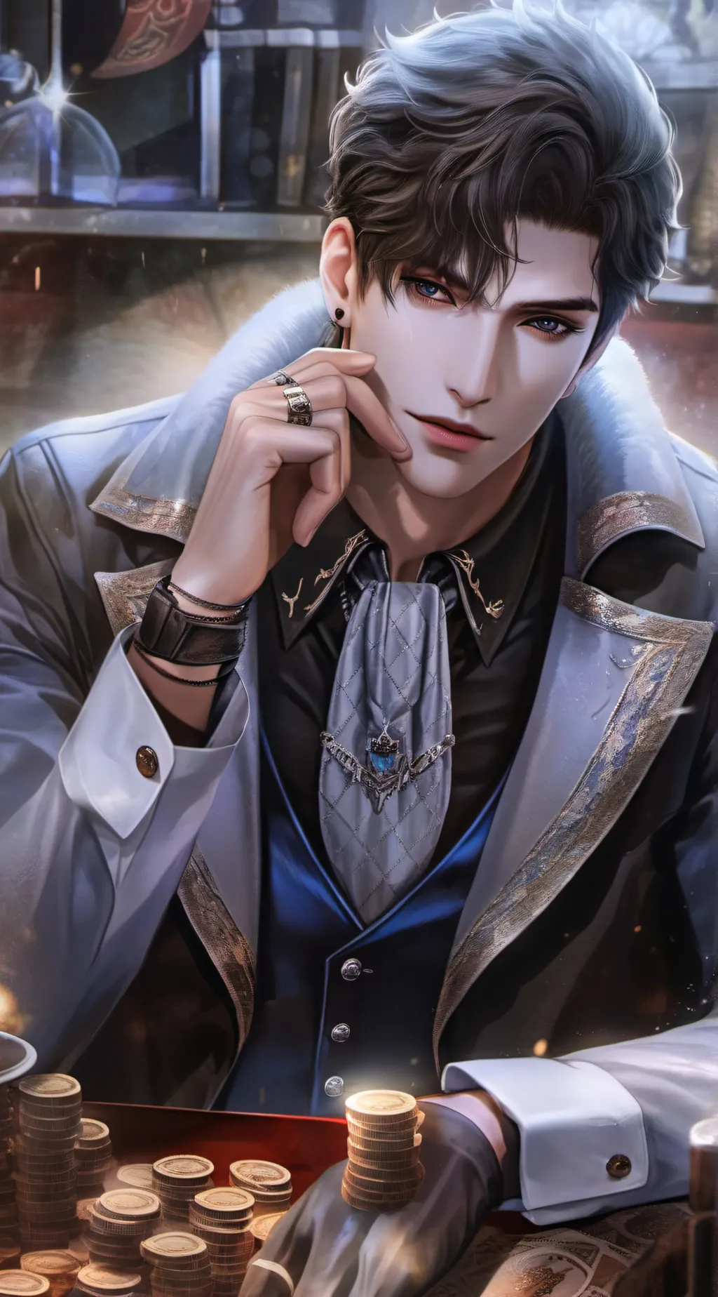 ai character: Marvel background