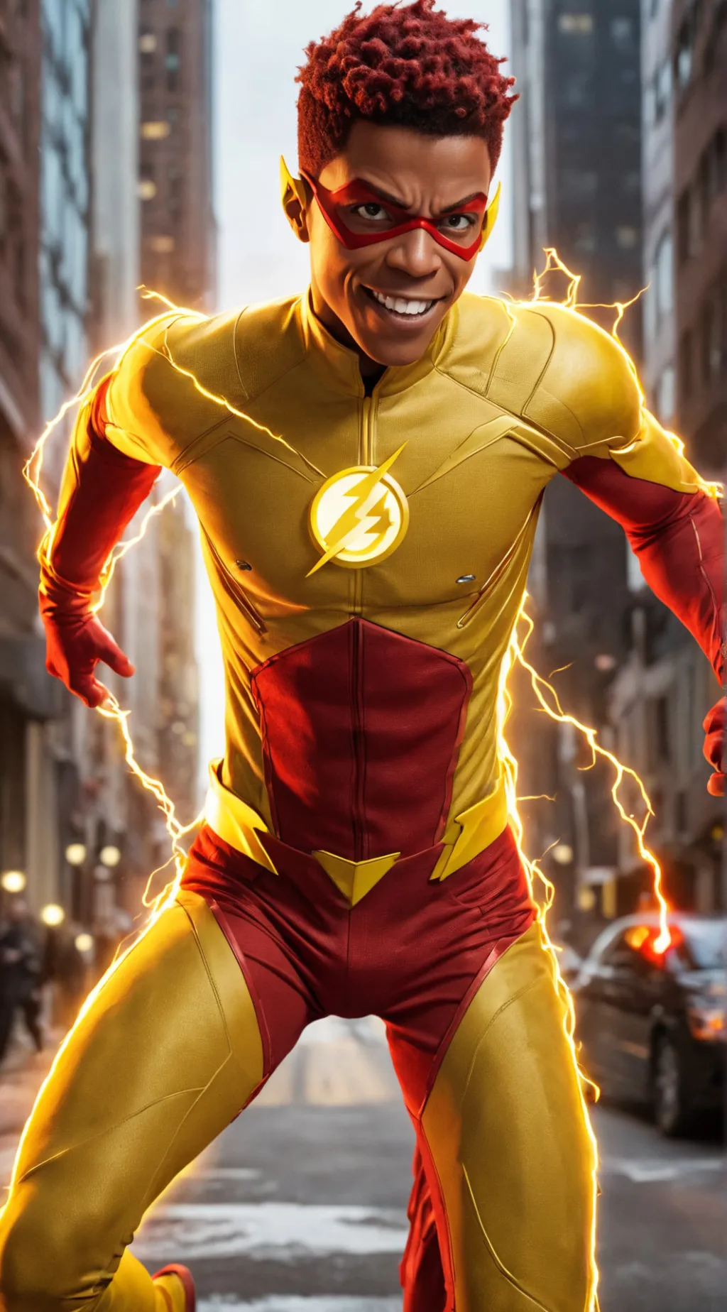 ai character: Kid Flash background