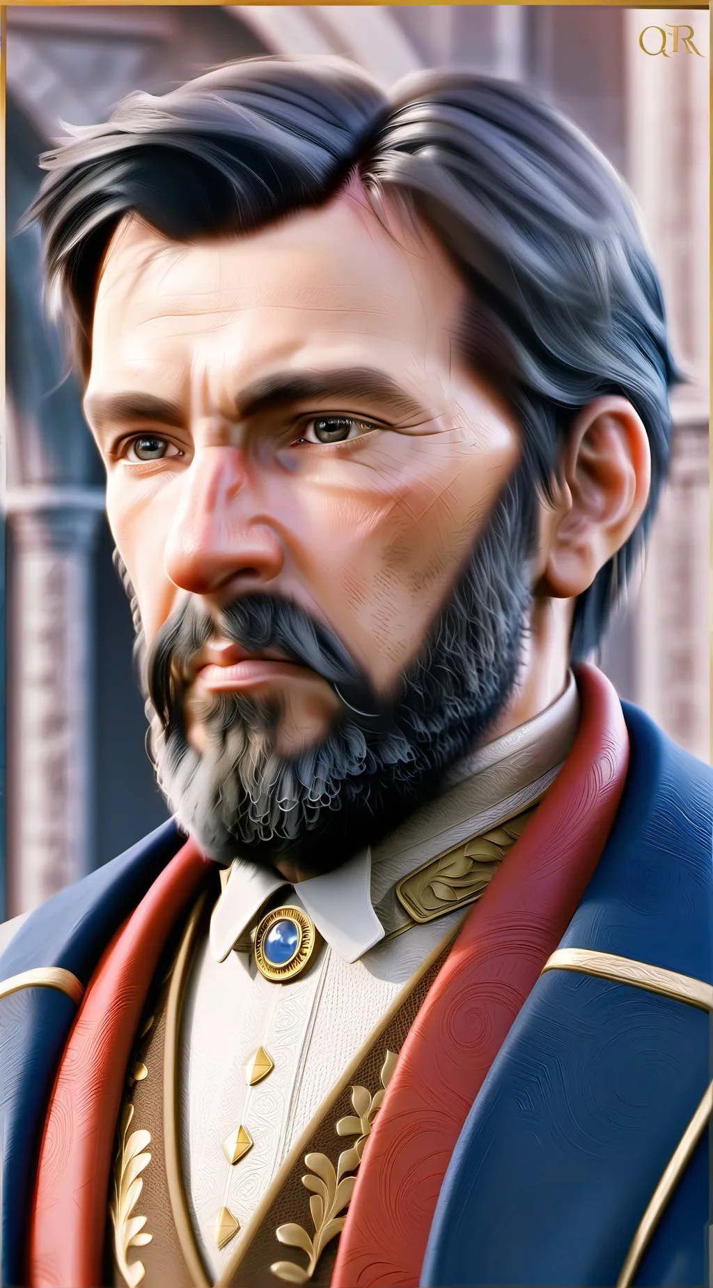 ai character: Ulysses S. Grant  background