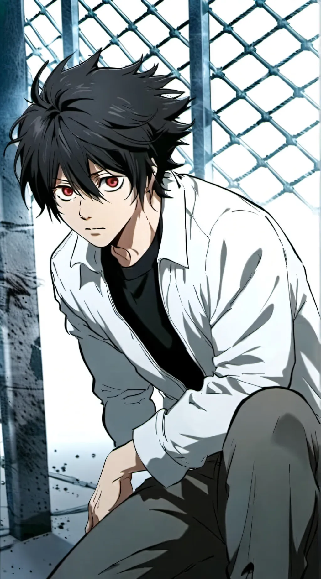 ai character: L - Lawliet  background