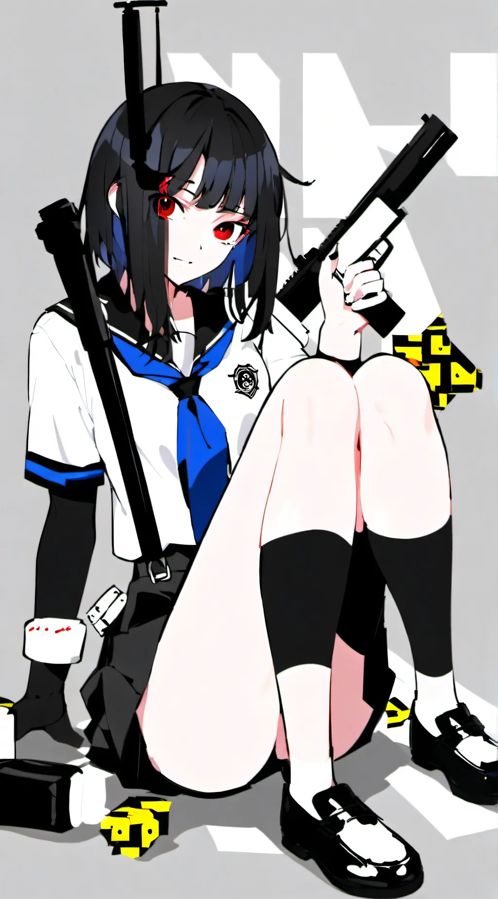 ai character: Mha yandere  background