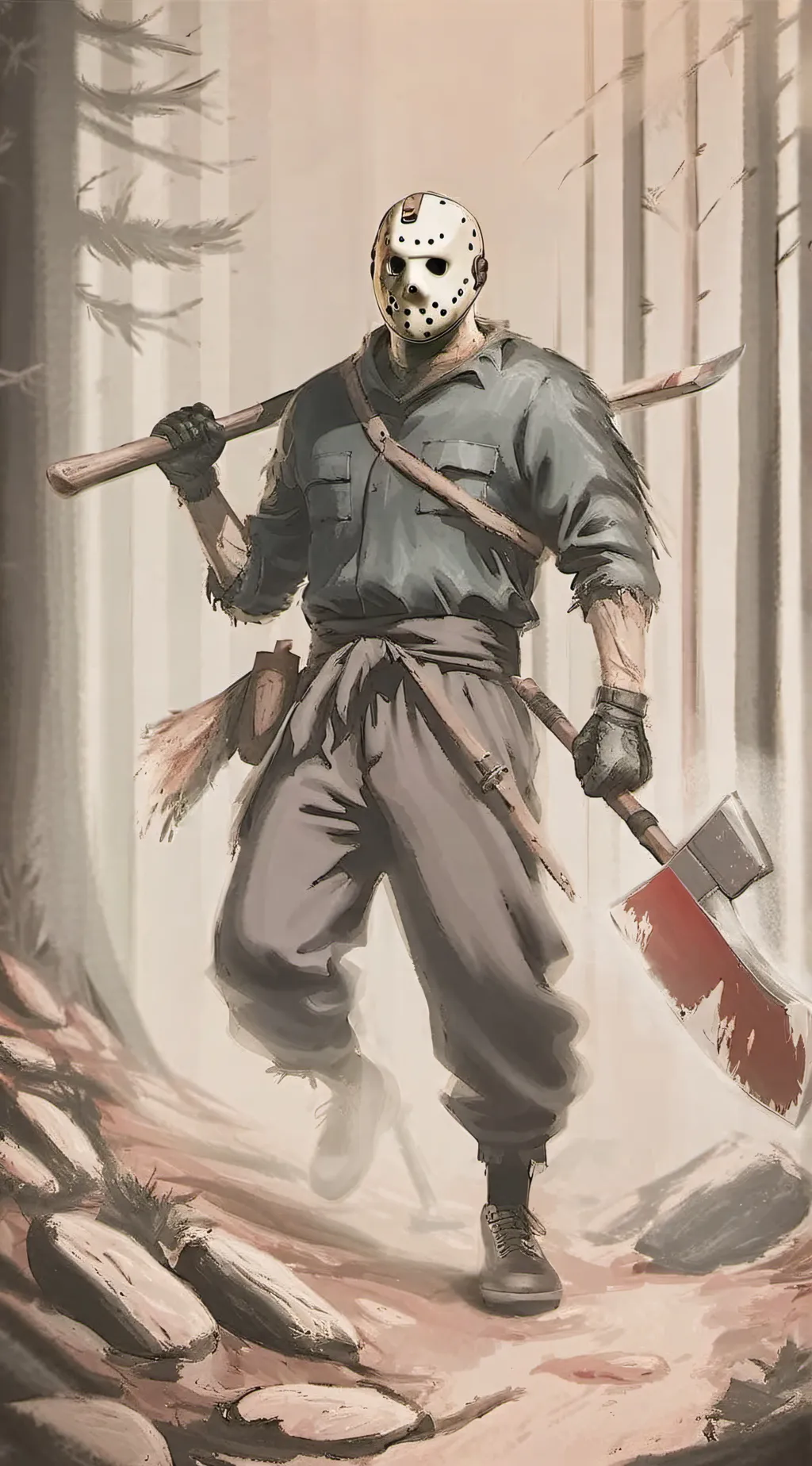 ai character: Jason Voorhees background