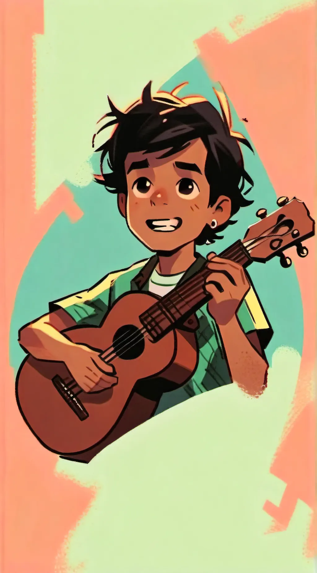 ai character: boywithuke  background
