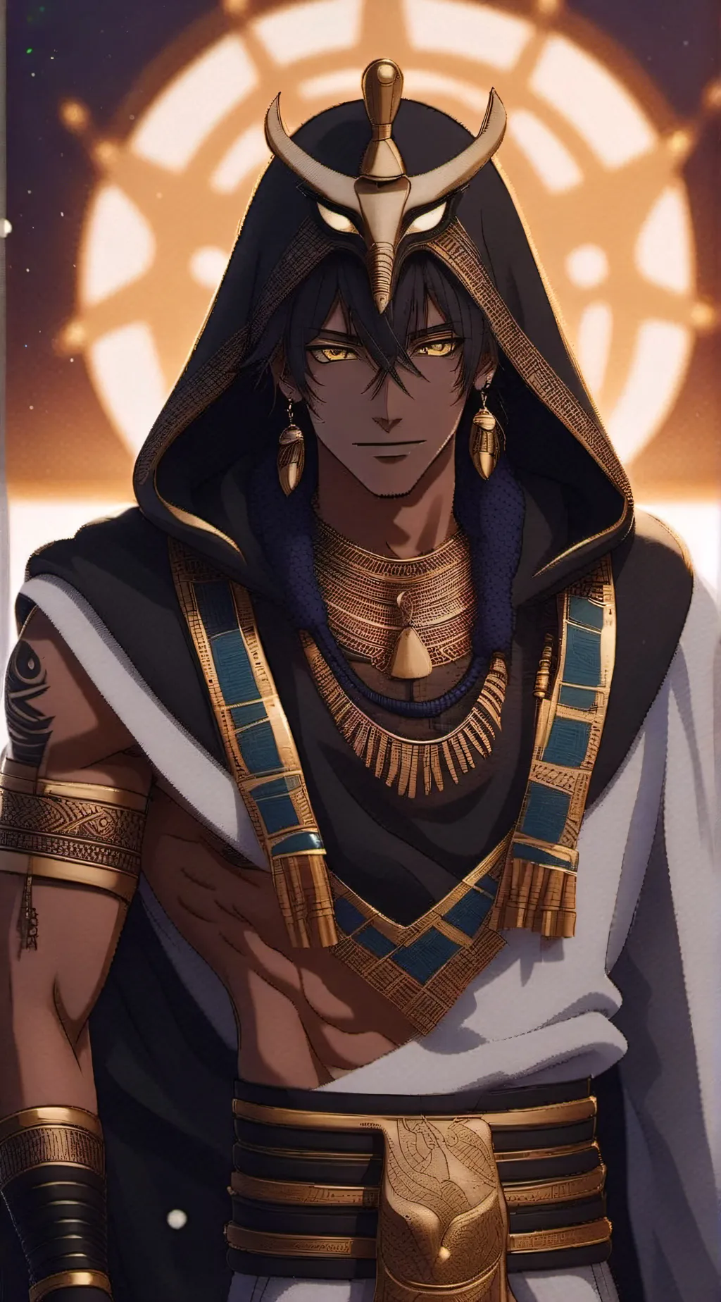 ai character: Anubis background
