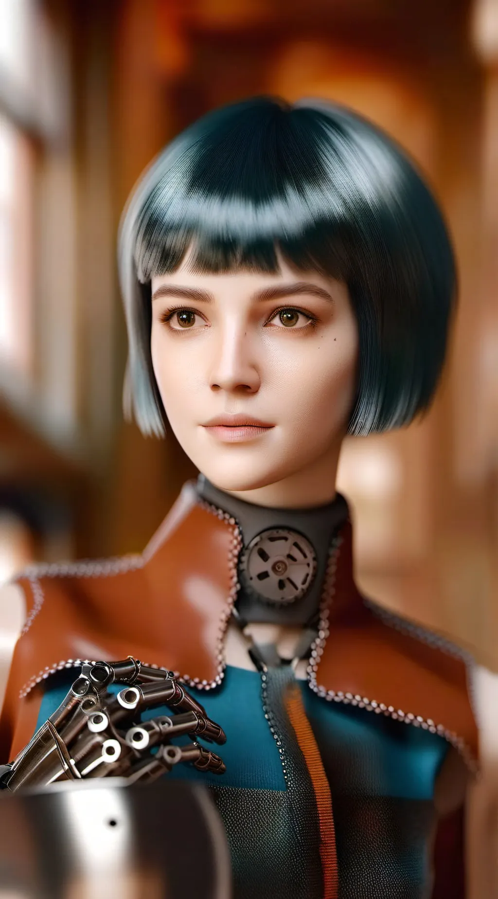 ai character: Robot Karen background