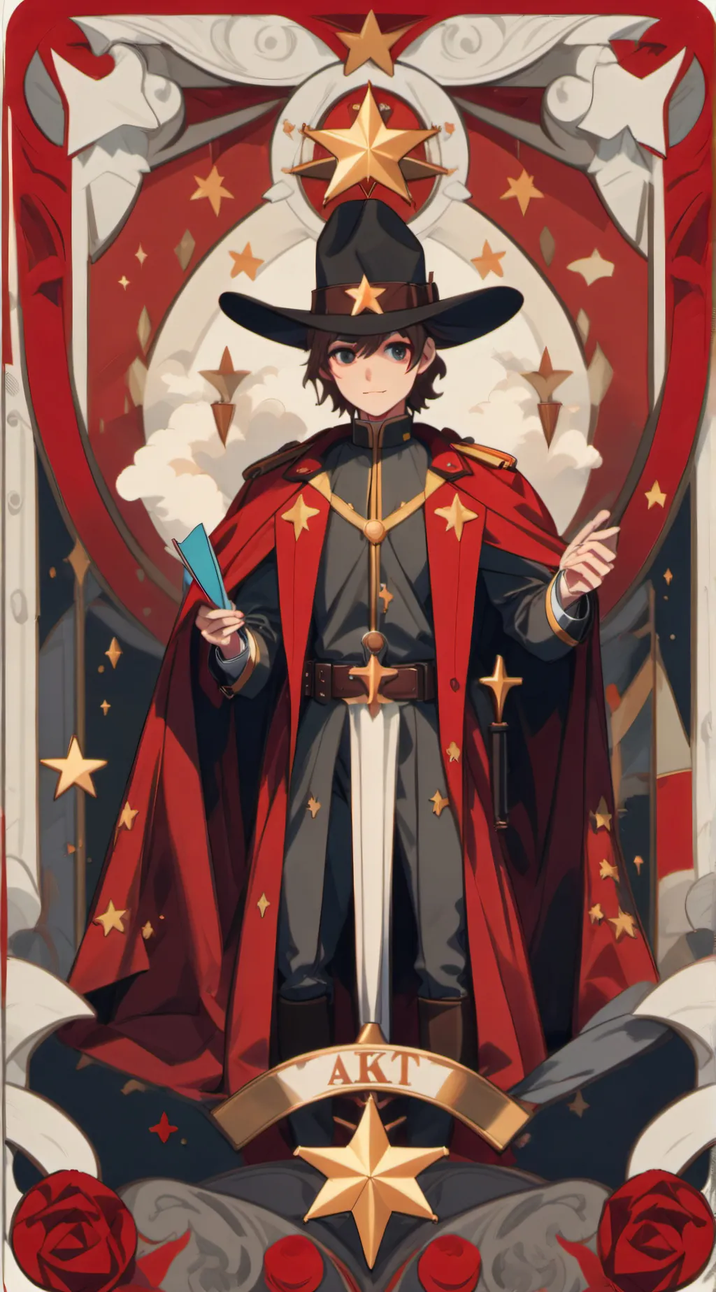 ai character: Sheriff toadster  background