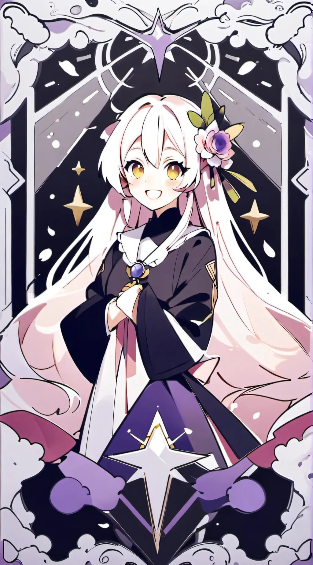 ai character: kny background