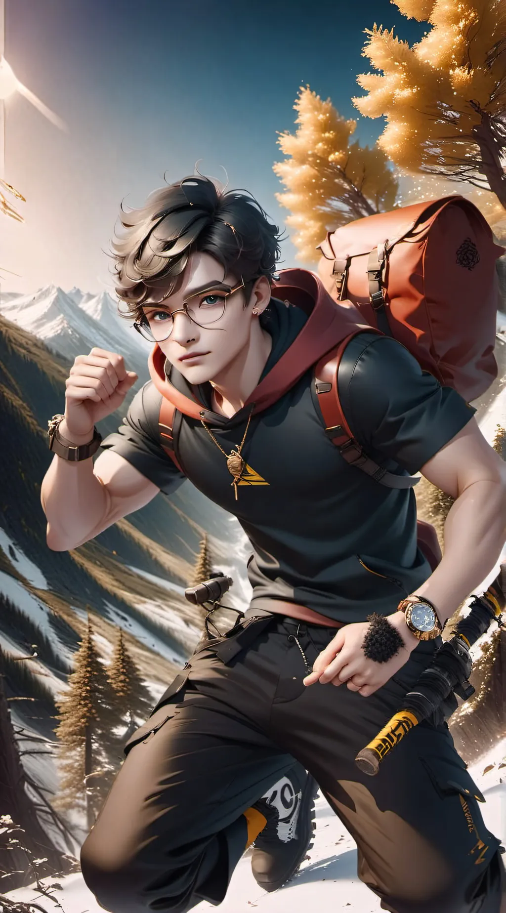 ai character: Max background